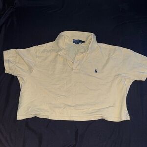 Polo Ralph Lauren oversized cropped shirt